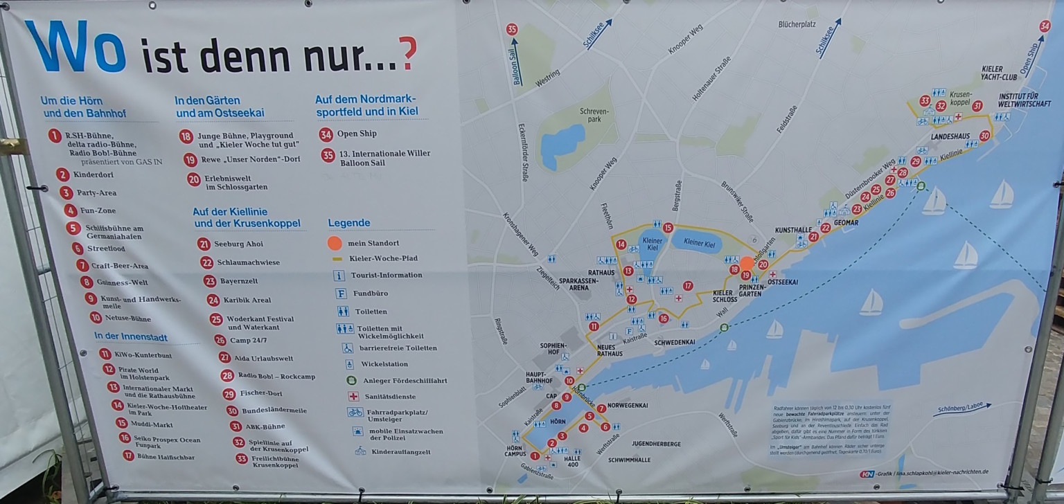 Kieler-Woche-2019-Hinweistafel - Beirat für Menschen mit Behinderung