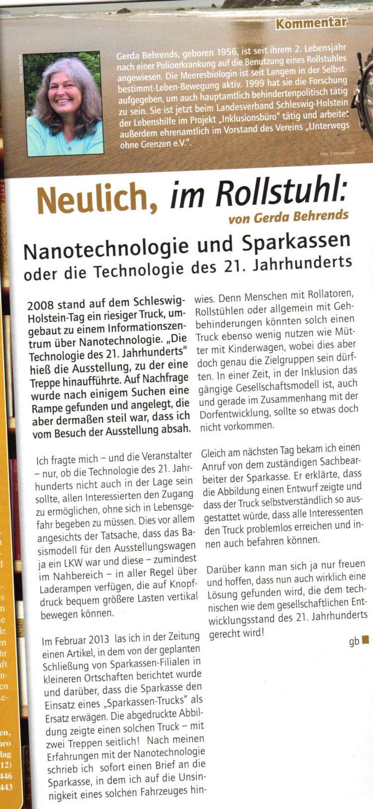 Zeitungsausschnitt